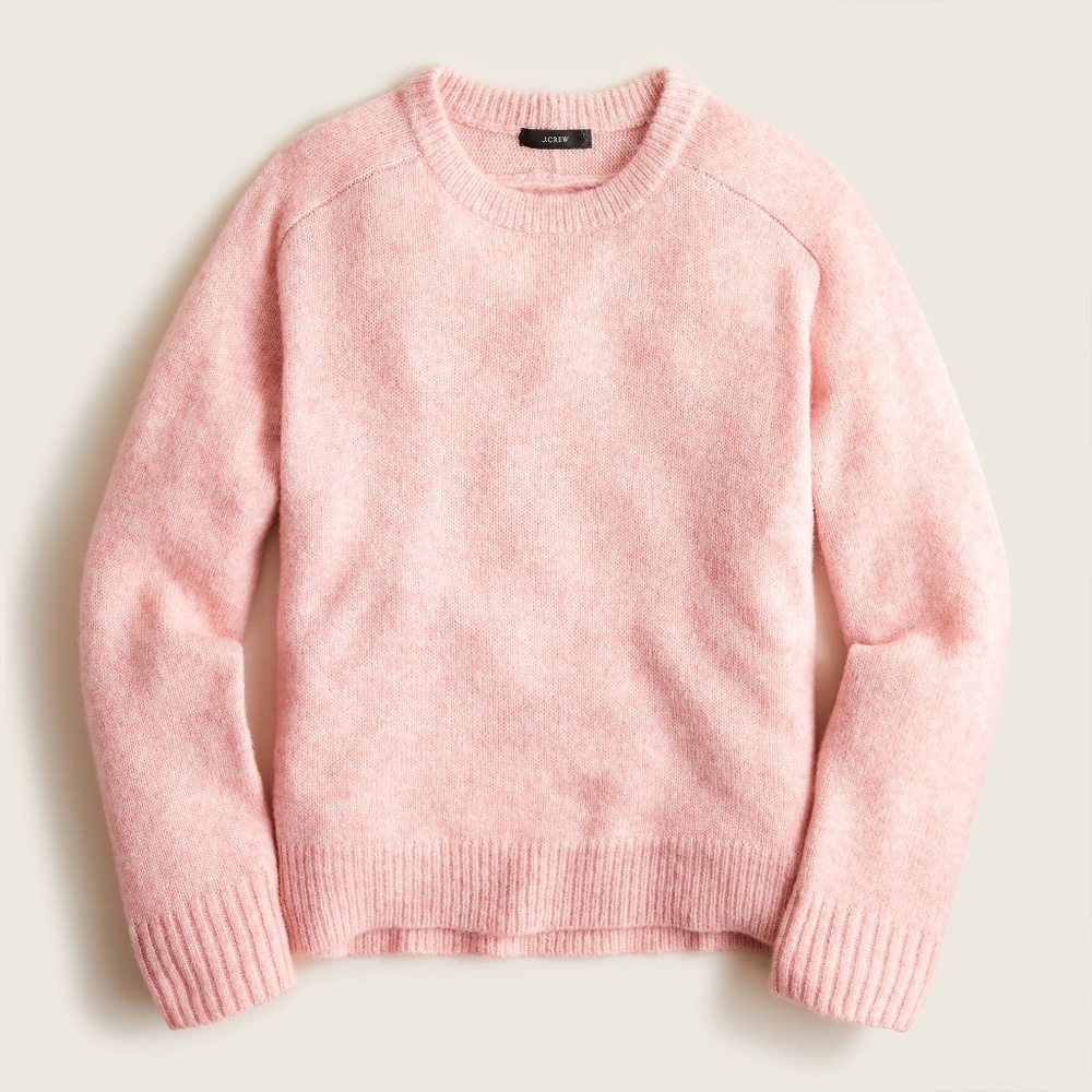 Women's J Crew Saddle Sleeve Sweater in Super Soft Yarn